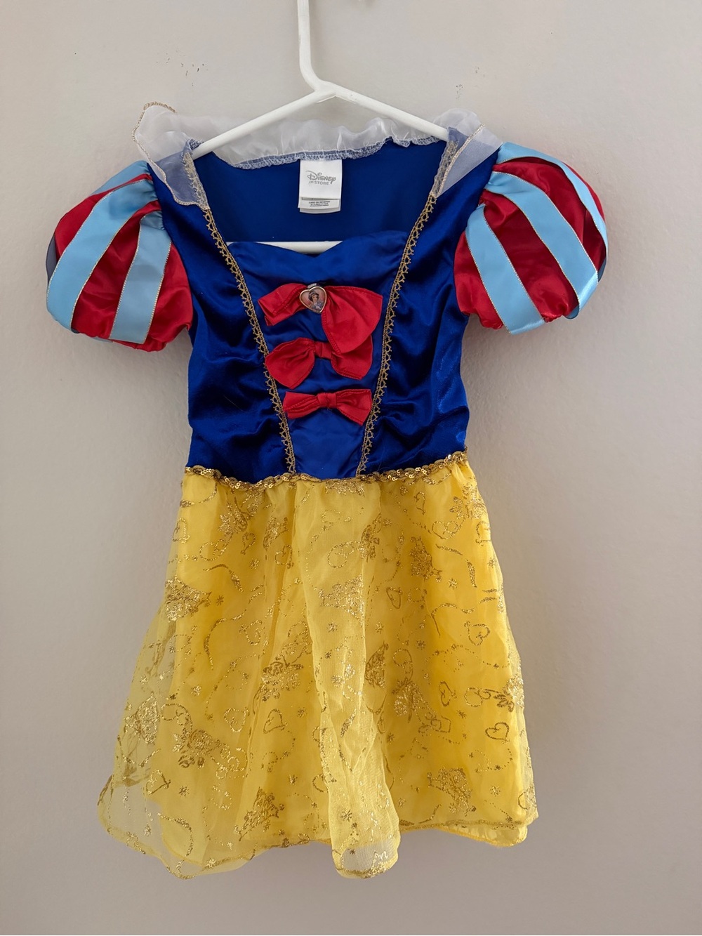 Disney Snow White Blue, Red & Yellow Princess Dress Costume